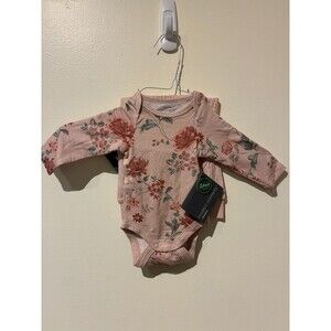 NWT Modern Moments Pink Floral Viscose Bodysuit & Leggings Outfit - Newborn (NB)
